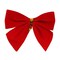 Northlight Pack of 14 Red Mini Velveteen Christmas Bow Decorations 3"